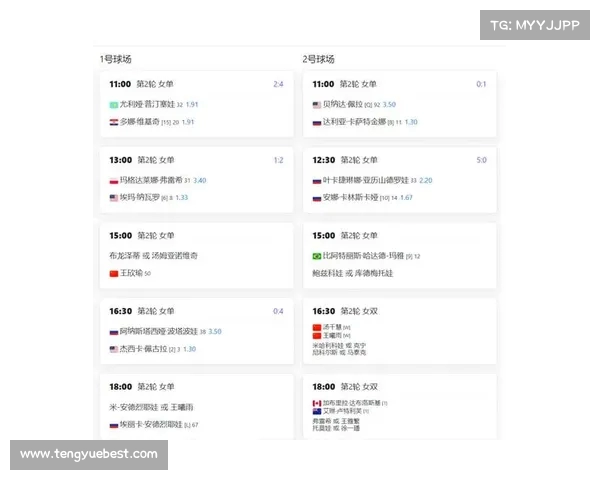 网球比赛赛程全面解析:从预选赛到决赛的每个精彩时刻详解 网球比赛赛程全面解析:从预选赛到决赛的每个精彩时刻详解